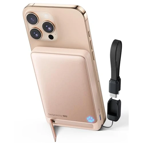 Tijdelijke aanbieding: INIU Qi2 gecertificeerde magnetische 45W powerbank, slanke 10000mAh snel opladen draagbare oplader, met USB C in & Out kabel, batterij telefoonoplader voor iPhone 16/16 Plus/16 Pro Max, iPhone 15/14 van 49.99 € naar 49.99 € (0.00% k