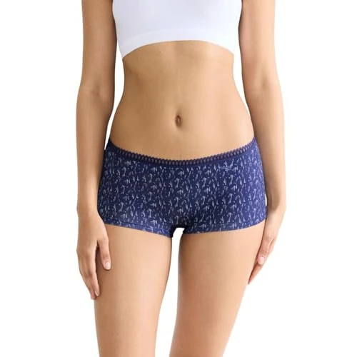 Sloggi Go Crush krótkie majtki C3p, Multiple Colours 4, XL (opakowanie 3) damskie, Wiele kolorów 4, XL