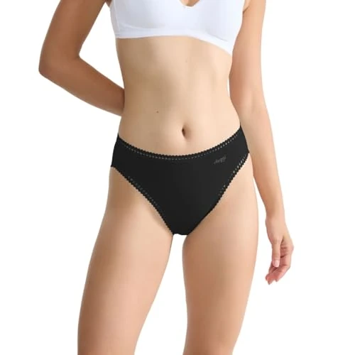 Limited-time offer: SLOGGI Womens Go Crush High Leg C3pUnderwear, Black, XX-Large from $31.63 to $31.63 (save 0.00%)