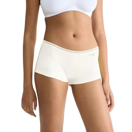 Oferta ograniczona: sloggi Women's GO Crush Short C3P Briefs, Silk White, M (zestaw 3 szt.), Silk White, M z 104.15 PLN na 104.15 PLN (zniżka 0%)