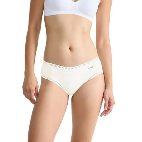 Offerta a tempo: Sloggi Women's Go Crush Hipster C3P - Slip da Donna, Colore Bianco Seta, S (Confezione da 3), Bianco Seta., S - 35% da 14.99 € a 9.70 €
