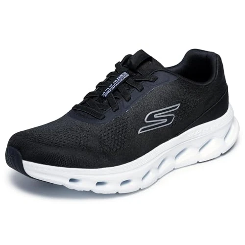 Offerta a tempo: Skechers Go Walk Glide-Step 2.0 Vic Sneaker, da Uomo, con Bordo Bianco, 45 EU - 0.00% da 98.95 € a 98.95 €