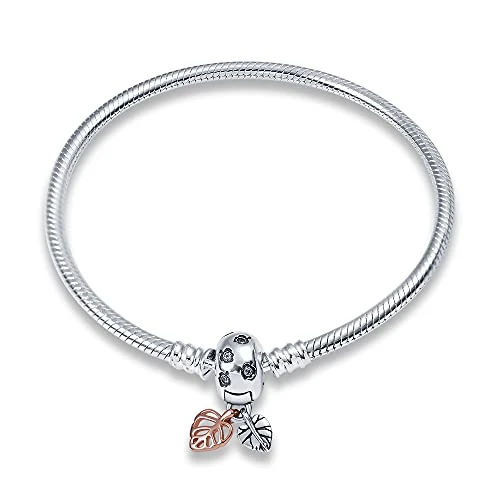 Offerta a tempo: LIGHTDOG 925 Argento Serpente Catena Amore Bracciale Bracciale Adatto per Bracciale Charm Europeo Perline Regali per le donne - 40.02% da 19.99 € a 11.99 €