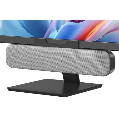 Offre limitée : ZETIY Enceinte PC, USB Haut-Parleur PC pour Moniteur, Mini Barre de Son avec Clipser pour Ordinateur Portable, Ordinateur de Bureau, Téléphone, Tablette - Plug & Play （Gris） de 22.99 € à 20.69 € (10% de remise)