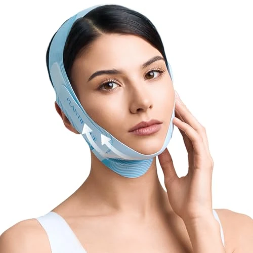 Offre limitee: PLANTIFIQUE Masque Double Menton | Contour du Visage Femme et Homme | Bandeau Réutilisable aux Tissu Respirant Réglable | Ceinture Amincissante Gaine de 19.95 EUR a 17.95 EUR (economie 10%)