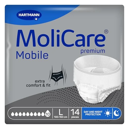 Offerta a tempo: MoliCare Premium Mobile 10 Gocce L Mutandine Assorbenti 14 pz - 38% da 26.20 € a 16.31 €