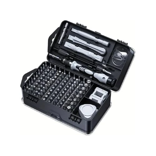 Oferta limitada: 115-in-1 Precision Screwdriver Sets, Professional Repair Tool Kit with Flat Head & Multiple Bits for Electronics, Phone, Watch, Automotive Maintenance - Magnetic, Non-Slip Handle & Tweezers(Grey) de 7.01 € a 7.01 € (ahorro 0.00%)