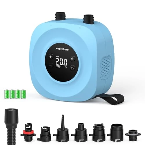 Oferta limitowana: Hydrohero Elektryczna Pompa do Deski Wiosłowej, Ładowalna Pompa SUP Wysokociśnieniowa 20PSI, Inteligentne Dwustopniowe Pompowanie i Deflacja, Automatyczne Wyłączanie do Desek Stand Up Paddle, Surfingu z 499.00 zł na 499.00 zł (oszczędź 
