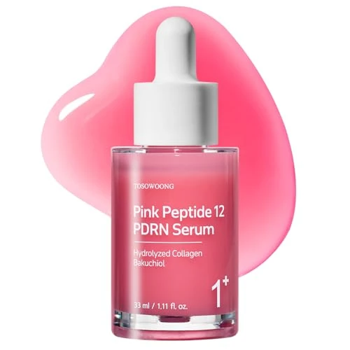 Tijdelijke aanbieding: TOSOWOONG Pink Peptide 12 PDRN Serum met Salmon DNA PDRN 10.320 ppm, 12 Peptiden, Niacinamide, Huidglans, Hydraterend, Fuchtinbrengend, Verstevigend, Ongelijke Huidtoon, Koreaanse Huidverzorging, 33ml van 31.53 € naar 31.53 € (0.00%