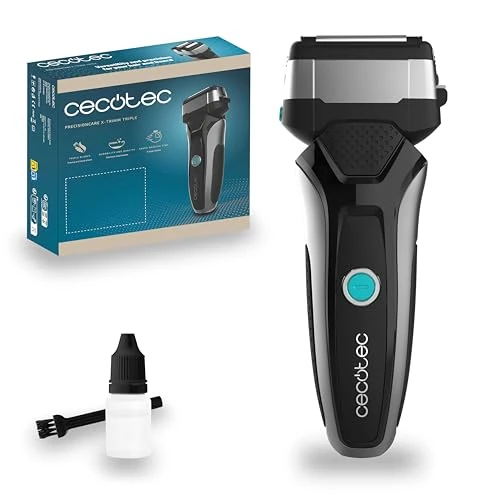 Zeitlich begrenztes Angebot: Cecotec Kabelloser Bartschneider, Folienrasierer PrecisionCare X-Trimm Triple. 3 Edelstahlklingen, Display, 60 Minuten Laufzeit, IPX6-Schutz. von 19.90 € auf 16.90 € (15% Rabatt)