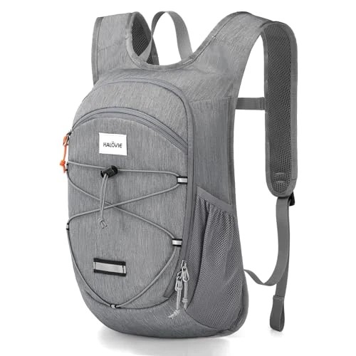 HALOVIE Geschenk für Herren Damen, Rucksack 15L Faltbarer Leicht Wanderrucksack Klein Tagesrucksack Daypack Weihnachtseschenk für Wanderer zum Reisen Städtetrips Outdoor
