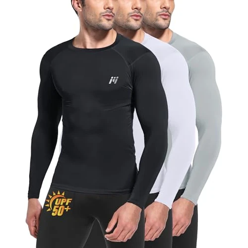 Oferta limitada: MEETWEE Rashguard Camiseta de Hombre, UPF 50+ Camisa de Compresión de Manga Larga UV Camiseta Proteccion Solar Secado Rápido para Surf y Natación de 36.99 € a 36.99 € (ahorro 0.00%)