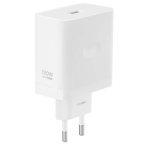 Offre limitee: Adaptateur Secteur realme SUPERVOOC 120 W pour GT 7 Pro, 6T, 6, 14 12 Pro Plus, C75, C67, Compatible avec Oppo Reno/OnePlus 13, Port USB Type-A, sans câble, Blanc de 22.50 EUR a 22.50 EUR (economie 0%)