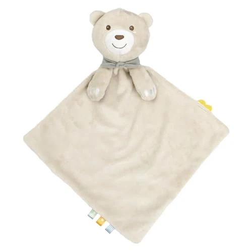 Chicco Gioco Maxi Doudou, Peluche in Morbido Velluto A Forma di Orsetto, con Musica Classica e New Age, Doudou Neonato, Lavabile in Lavatrice, Morbido da Coccolare, Da 0+ Mesi, Neutro, Regalo Neonato