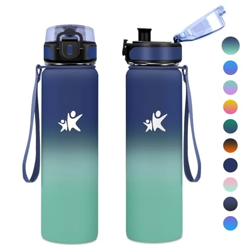 Oferta limitada: KollyKolla Botella Agua Acero Inoxidable, 1L, Botella Termica sin BPA, Cantimplora Termica a Prueba de Fugas, Acero Inoxidable y Reutilizable, Termo Agua para Niños, Escuela, Oficina, Gimnasio de 20.99 € a 20.99 € (ahorro 0.00%)
