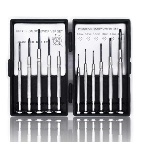 Mini Screwdriver Set, 1 Set 11 in 1 Precision Mechanical Screwdriver Set for Eyeglass Repair Precision Screwdriver Small Screwdriver Multicolor