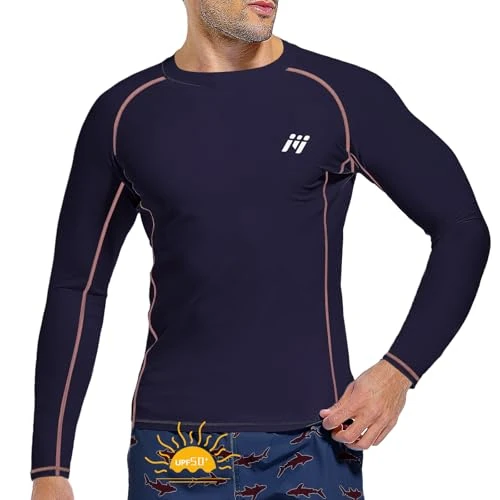 Oferta limitada: MEETWEE Camiseta Natación Hombre, UV Manga Corta/Larga Rash Guard Camiseta de Protección UPF 50＋Secado Rápido Deportes Acuáticos Surf Natación Verano de 21.99 € a 19.99 € (ahorro 9%)