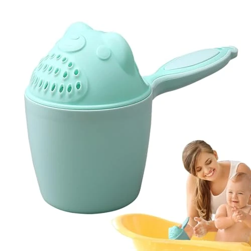 Offerta a tempo: Tazza per risciacquo shampoo, tazza da bagno per risciacquare i capelli - Tazza creativa per risciacquo a cascata per, tazza per lavare i capelli del bambino con manico, riutilizzabile, tazza - 56% da 7.85 € a 3.46 €