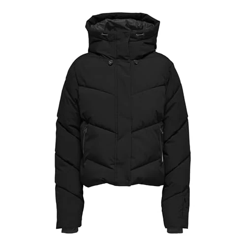 Only Damska kurtka Onlharper Life Short Premium OTW, czarna, x_l, czarny, x_l