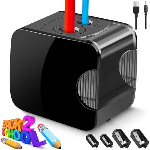 Elektryczna temperówka USB 2 otwory 6-12 mm