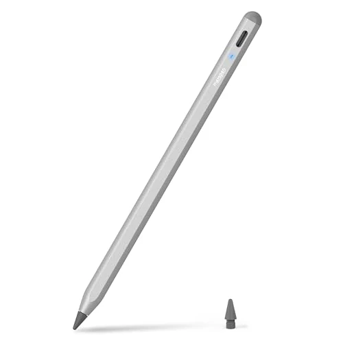 Oferta limitowana: Metapen Stylus A8 Kompatybilny z iPad 2018-2025,2X Szybsze ładowanie,Odrzucanie dłoni,Czułość przechylania Rysik do iPada 11 A16/10/9/8/7/6,Air 5/4/3/M2/M3,Pro 12,9 cala/11 cali/13 cali M4,Mini 6/5 z 133.32 zł na 133.32 zł (oszczędź 0.0