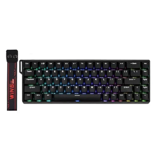 Tijdelijke aanbieding: EPOMAKER AULA WIN68 HE Hall-effecttoetsenbord, 8k polling, SOCD, DKS, instelbare snelle trigger, lage latentie, 65% bedraad, magnetisch toetsenbord, hot-swap, RGB, voor Win/Mac (zwart) van 61.99 EUR naar 61.99 EUR (korting 0%)