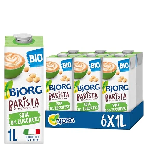 Offerta a tempo: BJORG Bevanda Soia Barista 0% Zuccheri Biologica 6x1L - 0.00% da 16.14 € a 16.14 €