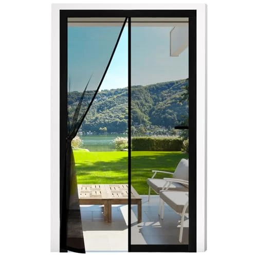 Offerta a tempo: Fillis Zanzariera Magnetica Per Porte, 75x210cm zanzariera in fibra di vetro Porta del balcone Tenda di mosca senza forare Tenda magnetica della porta per il balcone Soggiorno camera da letto Porte - 6% da 15.06 € a 14.15 €