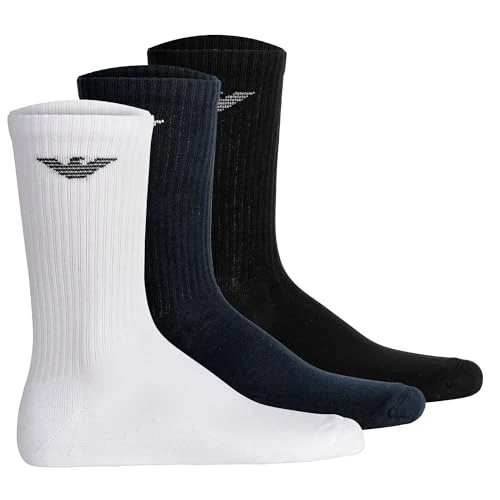 Limited offer: Emporio Armani mens 3 Pack Crew Socks from 32.00 EUR to 17.42 EUR (save 46%)
