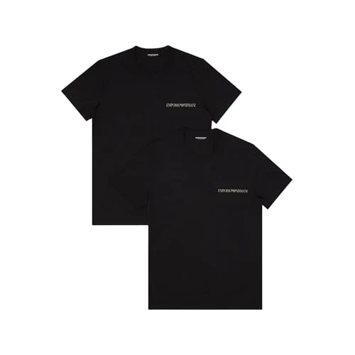 Tijdelijke aanbieding: Emporio Armani Core Logoband 2-pack T-shirt heren Set van 2 T-shirts met ronde hals van 64.30 EUR naar 64.30 EUR (korting 0%)
