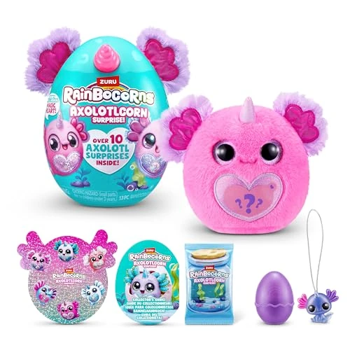 Limited offer: Rainbocorns Axolotlcorn Surprise by ZURU, Collectible Plush Toy for Girls 3+ from 14.99 USD to 12.84 USD (save 14%)