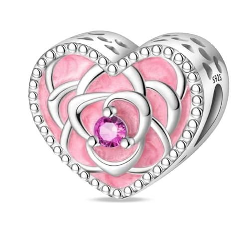 LIGHTDOG 925 Sterling Silber Charms für Armbänder,kompatibel mit europäischen Armbändern und passt zu Pandora Charms Armbänder für Frauen Mädchen