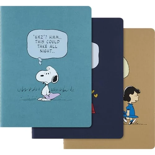 Offerta a tempo: Moleskine Peanuts Cahier Journal, Set 3 Quaderni a Righe — 23% da 27,00 € a 20,79 €