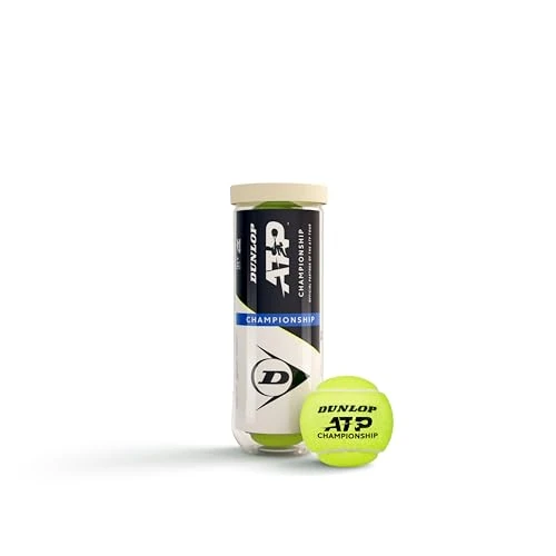 Oferta limitada: Dunlop Campeonato ATP de Pelotas de Tenis : para Arena, Pista Dura y césped (3 Pelotas) de 6.49 € a 5.90 € (ahorro 9%)