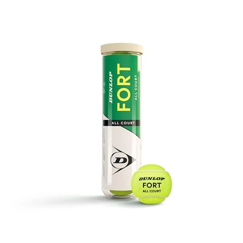 Limitiertes Angebot: DUNLOP Tennisball Fort All Court TS - für Sand, Hartplatz und Rasen (4 Bälle) von 12.49 EUR auf 7.95 EUR (Spare 36%)