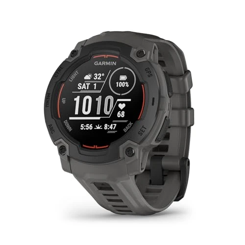 Offre limitée : Garmin Instinct E - Montre GPS Robuste et connectée – Noir avec Bracelet Gris Charbon – Boîtier 45 mm de 179.00 € à 179.00 € (0.00% de remise)