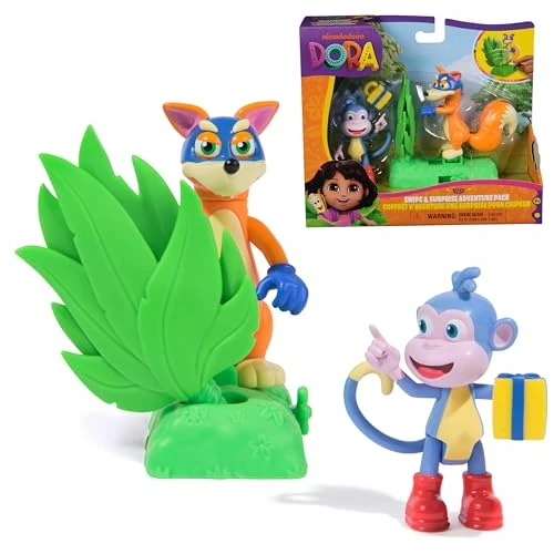 Oferta limitada: DORA LA EXPLORADORA - Pack de Aventura Botas y Zorro: 2 Figuras Articuladas + 2 Accesorios - 6073672 - Juguetes Niña 3 años + - Regalo Niña 3 años + - Juegos Infantiles de 12.99 € a 11.99 € (ahorro 8%)