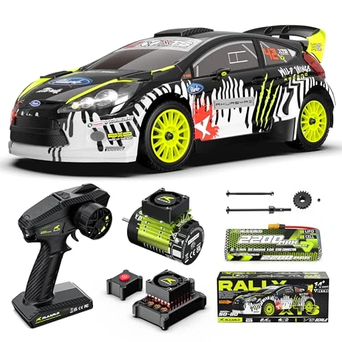 Oferta limitada: RIAARIO 1/10 Coches RC Sin Escobillas, Coche de Rally a 80 KM/H, Giroscopio, Camión Monstruo 4WD, +8 Años de 269.99 € a 269.99 € (ahorro 0.00%)
