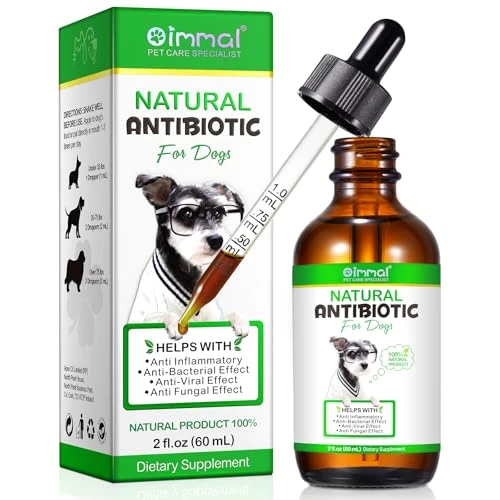 Offerta a tempo: Antibiotici Naturali Per Cani, Sostiene Le Difese Immunitarie E Le Allergie Del Cane, Trattamento Delle Infezioni Da Lievito Del Cane, Sollievo Dal Prurito Per Cani, Gusto Pancetta, 60ml - 32% da 15.99 € a 10.82 €
