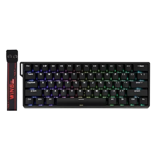 Limited offer: EPOMAKER AULA WIN60 HE 60% Wired Magnetic Keyboard with Adjustable Actuation, 8000 Hz Polling Rate, Hall Effect Switches, Hot-Swap, For FPS Games (Black) from 39.99 EUR to 39.99 EUR (save 0%)