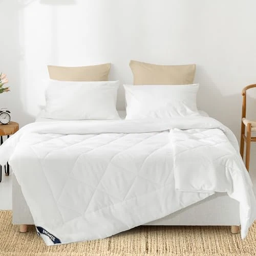 Dreamzie Summer Duvet 220x240 cm Microfibre Duvet 220 x 240 cm for Bed 160 x 200 cm, Light and Warm with 150 g/m² Filling, Oeko-Tex Certified