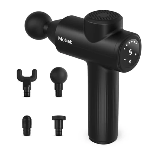 Beperkte aanbieding: Mebak 7 Massagepistool Massagepistool Deep Tissue 5-Speed Fascia Gun Stille elektrische handmasseur Ontspant de spieren, verlicht pijn voor rug, dijen van 69.99 EUR naar 69.99 EUR (besparing 0%)