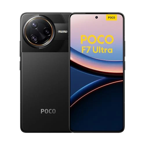 Offerta a tempo: XIAOMI POCO F7 Ultra Smartphone, 12+256 GB, Nero, batteria 5300mAh, 120W HyperCharge, HyperAI (Caricabatterie non incluso) - 0% da 549.90 € a 549.90 €