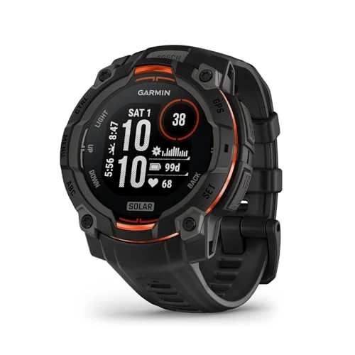 Limited-time offer: Garmin Instinct 3, 45mm rugged GPS smartwatch with SOLAR charging,built in sports & health apps, LED flashlight, shock resistant, 10ATM, unlimited battery life w/SOLAR charging, Black from 293.91 £ to 293.91 £ (save 0.00%)
