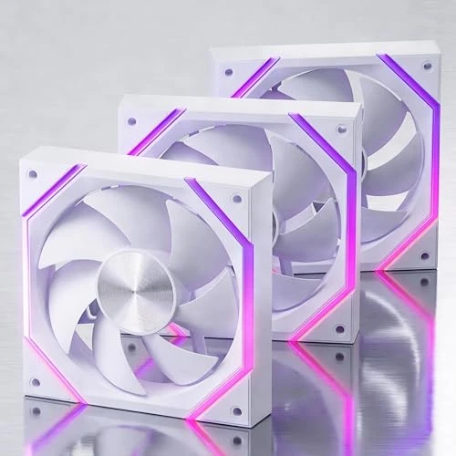 Oferta limitowana: AsiaHorse Nyota-A12 Wentylator do komputerów stacjonarnych, RGB 120 mm, HDB, 61,5 CFM, 2000 RPM, 2,16 mmH2O, wentylator ARGB i PWM, żywotność 50 000 godzin, biały, 3 sztuki z 150.99 zł na 150.99 zł (oszczędź 0.00%)