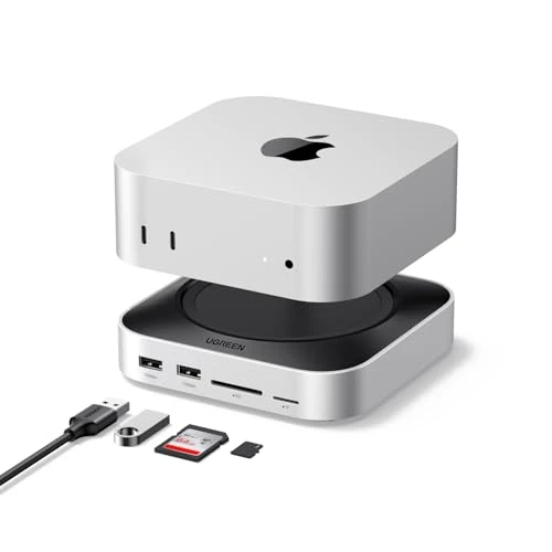 Limited-time offer: UGREEN Mac Mini M4 Dock with DisplayPort, 8K@120Hz/4K@240Hz Max Display, Up to 8TB M.2 NVMe Enclosure, 4x USB-A and 1x USB-C Data ports, 170MB/s SD/TF Card Reader, 3.5mm Audio for Mac Mini M4 / M4 Pro from 109.99 GBP to 74.99 GBP (save 32%)