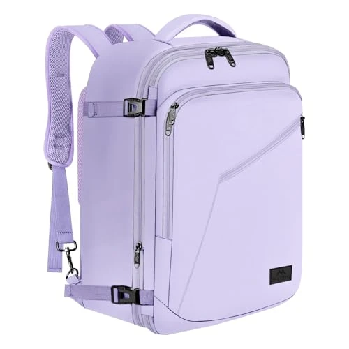 MATEIN Hand Luggage Backpack Airplane for Hand Luggage, light purple, Eurowings 40x30x25cm