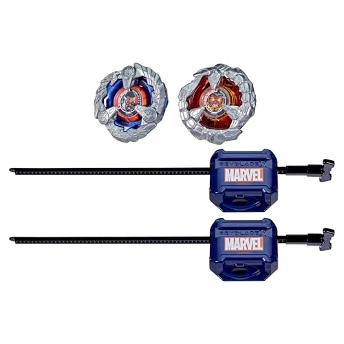 Collaboration Beyblade X et Marvel, Captain America 4-70GB Contre Red Hulk 1-80R
