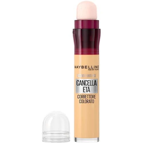 Limited-time offer: Maybelline New York Coloured Concealer Age Erasing Easy and Fast Coverage of Imperfections and Discromia with Goji Berries and Haloxyl, Age Extinguishing Yellow Tones 4.7 ml from 12.80 £ to 12.80 £ (save 0.00%)