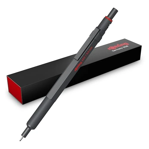 Offerta a tempo: rotring 600 Matita meccanica | mina 0,5 mm HB | Matita propulsiva con corpo interamente — 40% da 49,05 € a 29,59 €